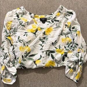 Torrid HarperWomen's Floral Top - White and Yellow